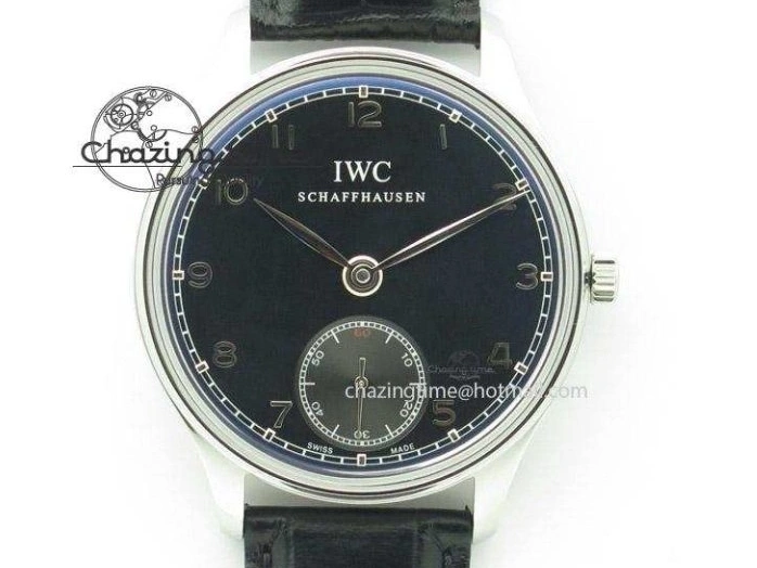 MIROTIME 0316 ZeroBulk Portuguese Real PR IW500715 SS AZF 1:1 Best Edition White Blue Dial on Blue Leather Strap A 7034